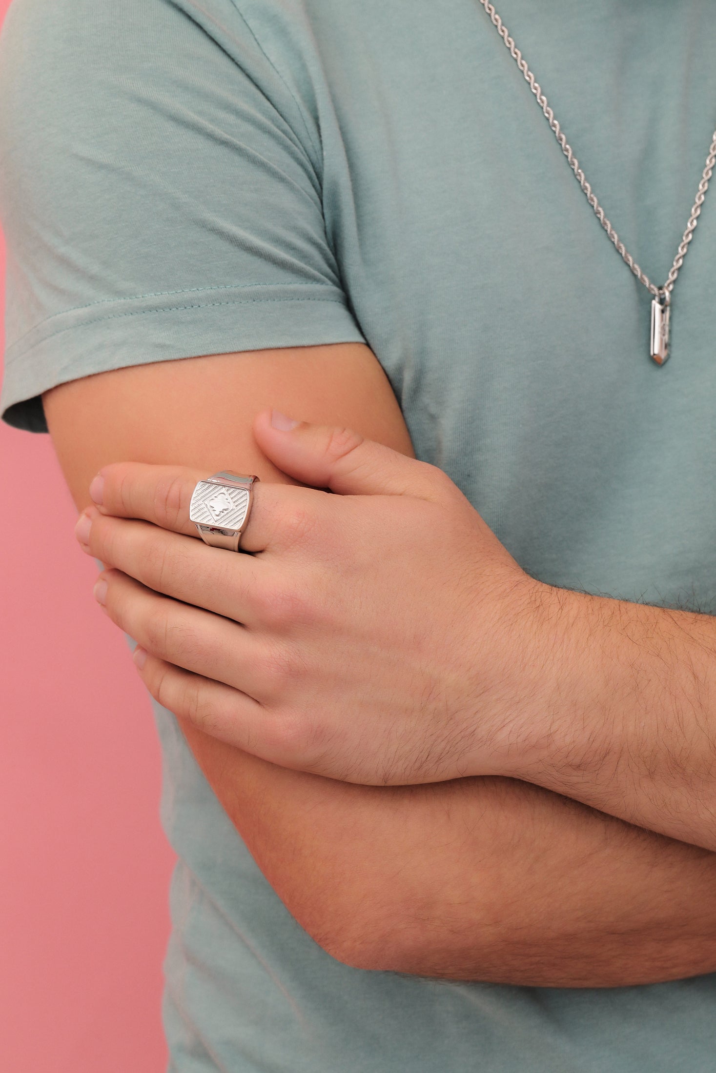 Square Ribbed Men&