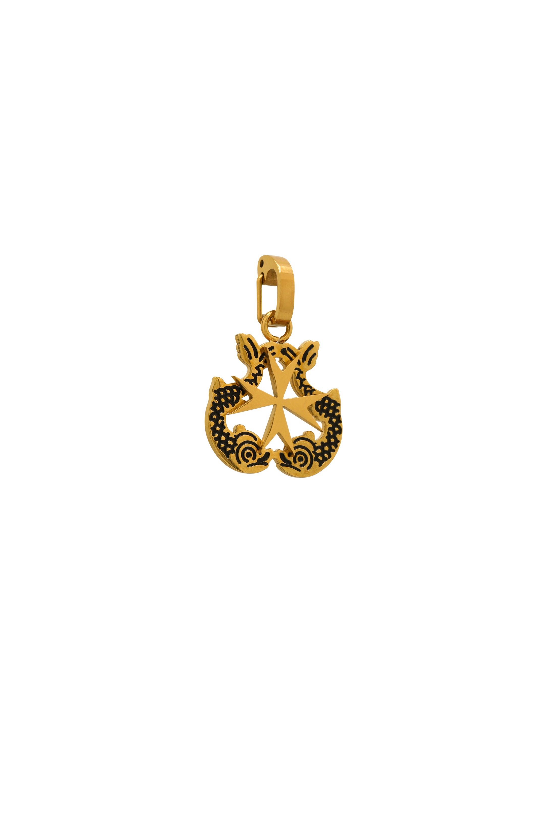 Ħabbata Dolphin &amp; Maltese Cross Pendant