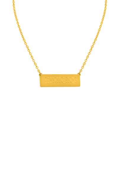 Braille Necklace