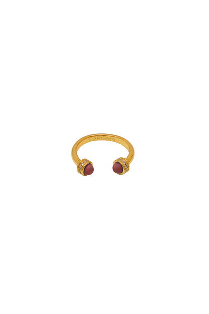 Pink Sphere Ring