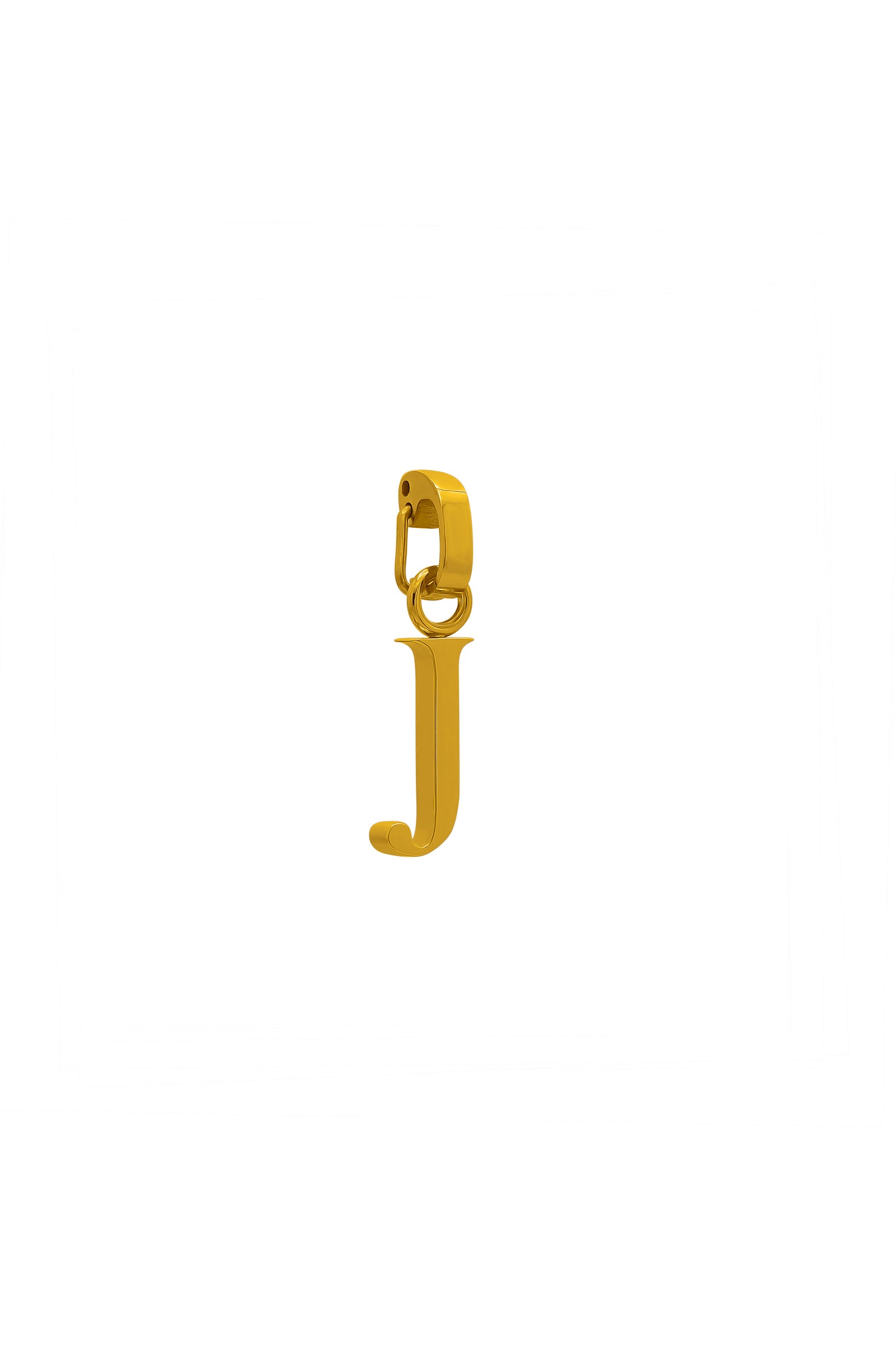 &quot;J&quot; Carisma Letter Pendant