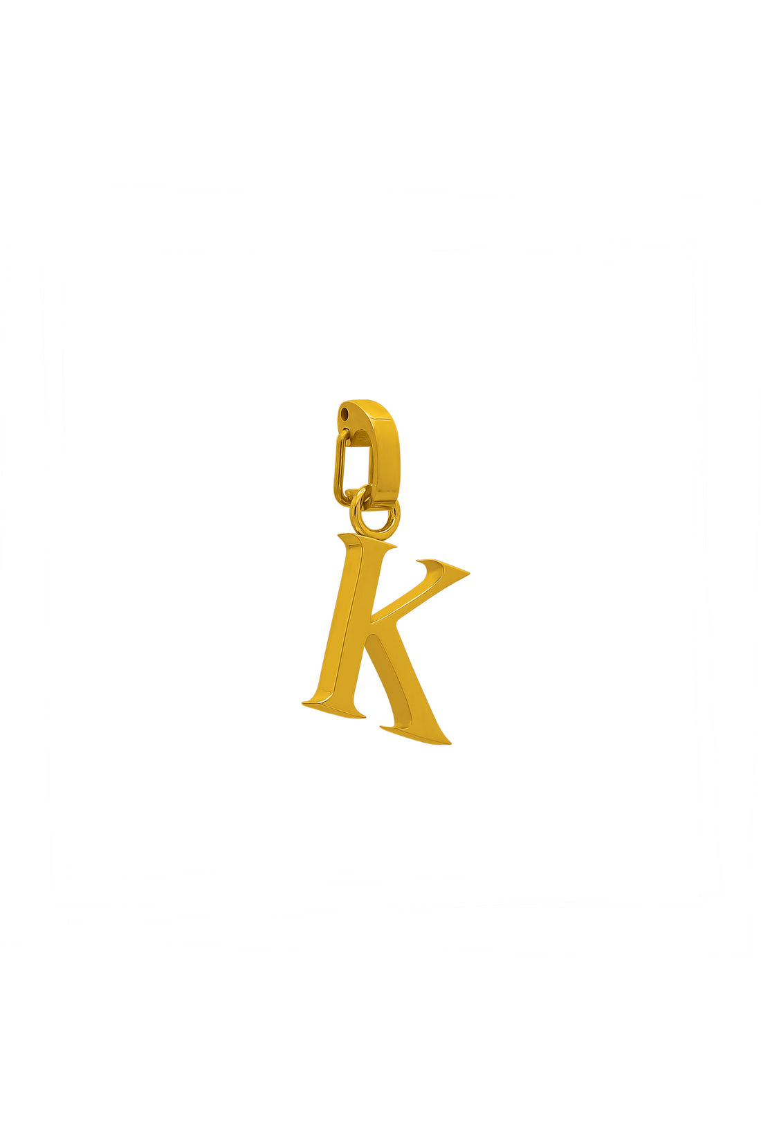 &quot;K&quot; Carisma Letter Pendant