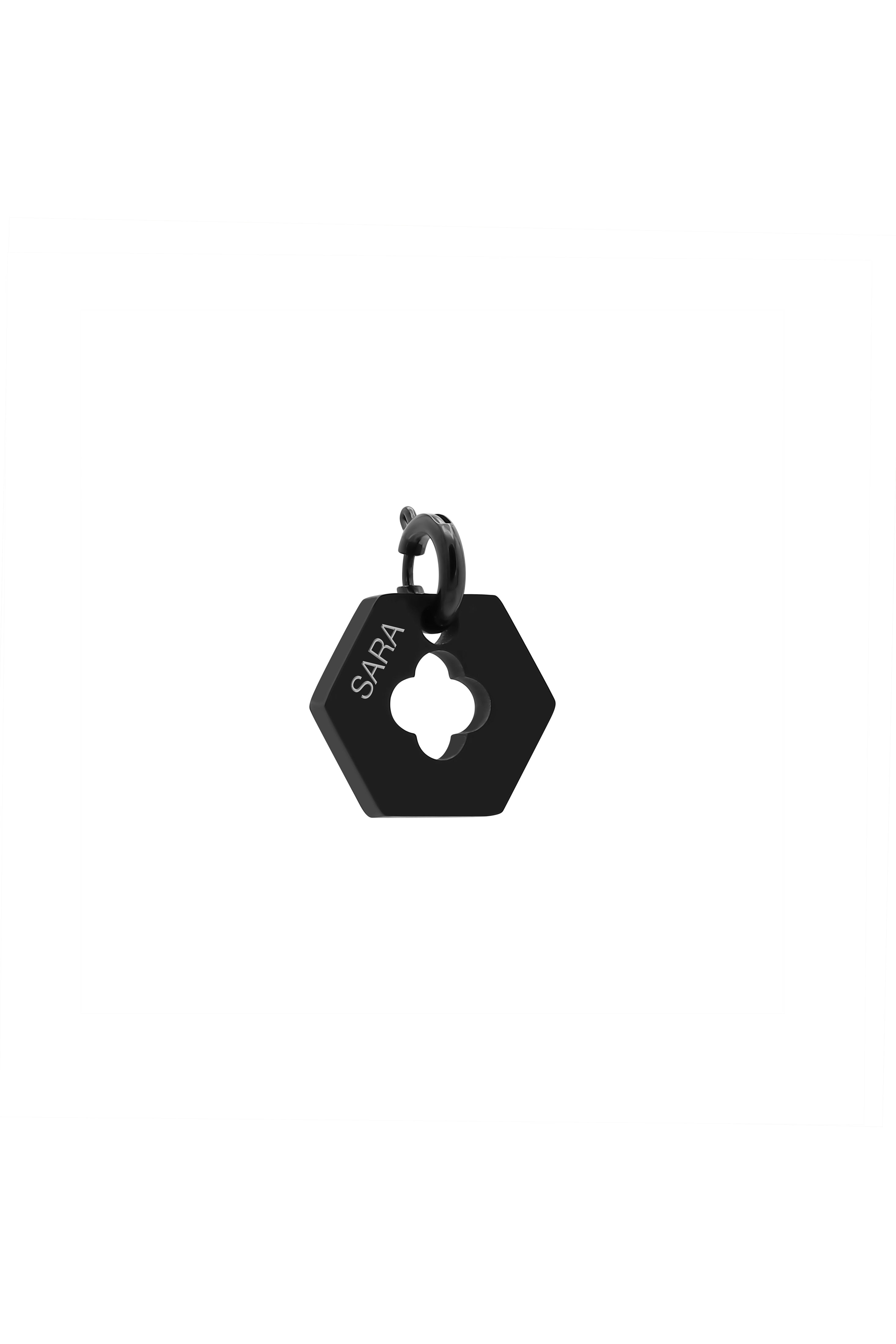 Black Carisma Hexagon Pendant Gift Set