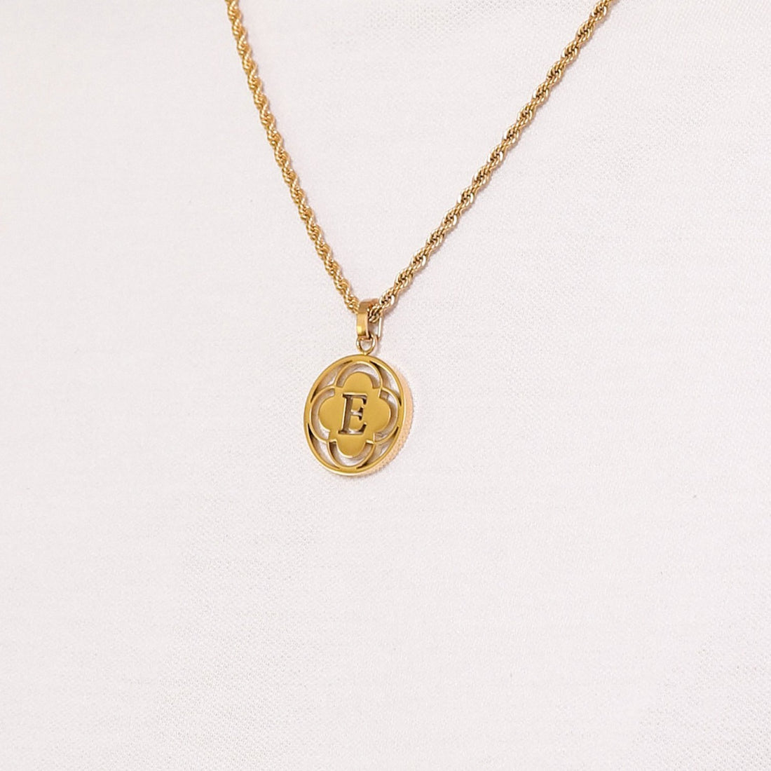 &quot;E&quot; Carisma Logo Letter Pendant