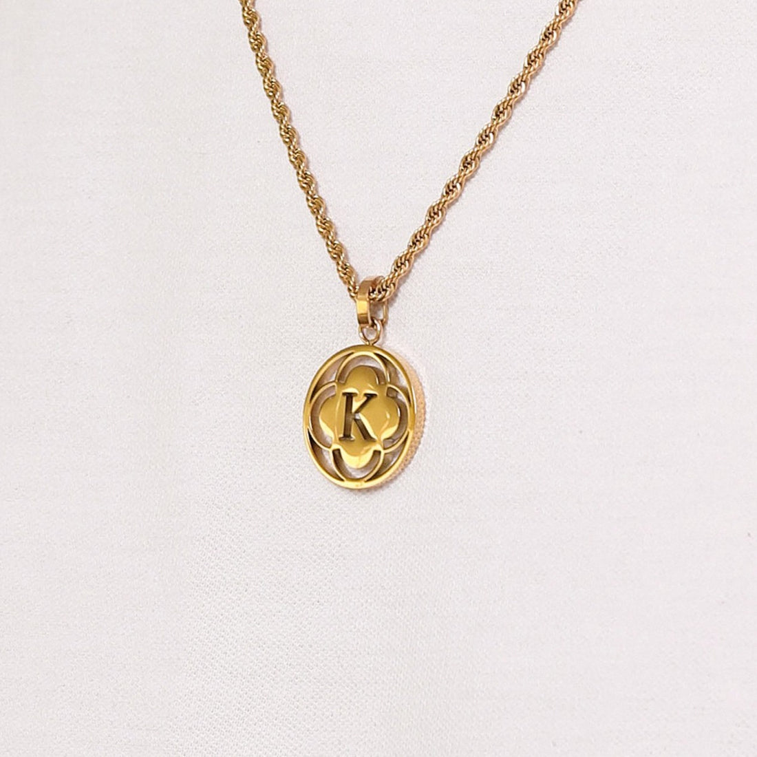 &quot;K&quot; Carisma Logo Letter Pendant