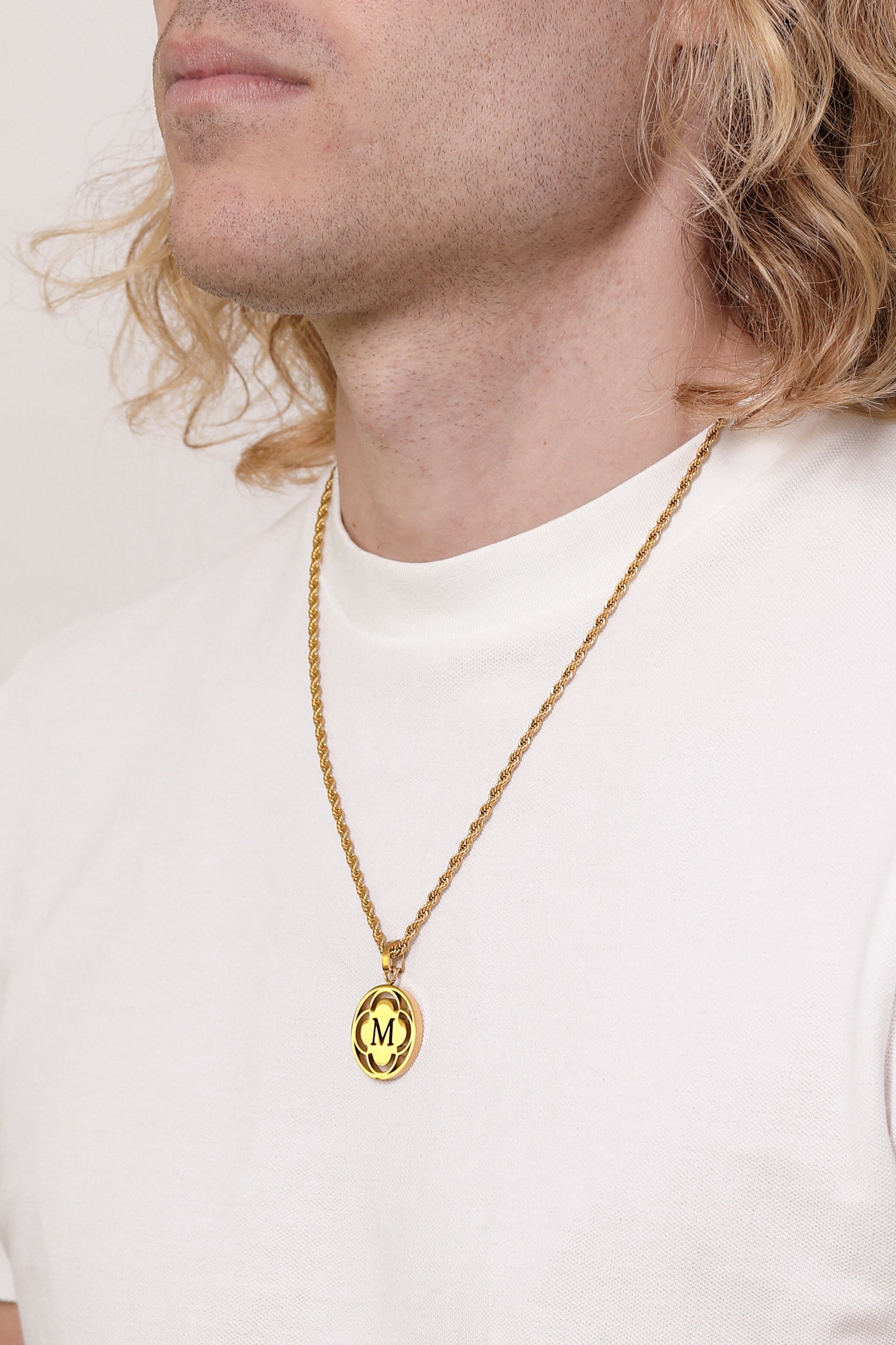 &quot;M&quot; Carisma Logo Letter Pendant