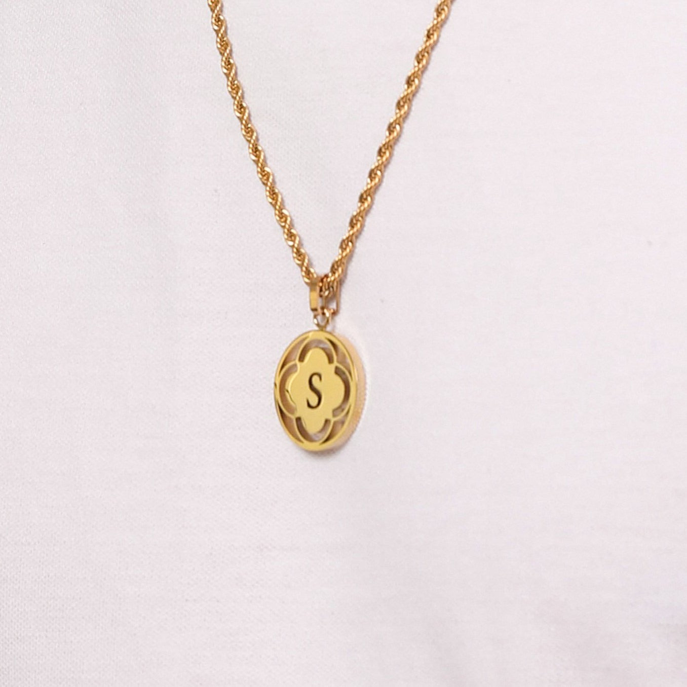 &quot;S&quot; Carisma Logo Letter Pendant