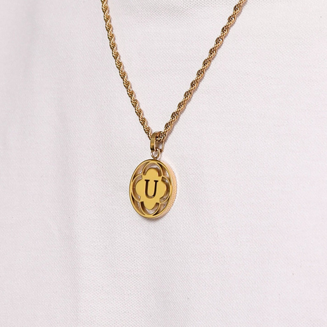 &quot;U&quot; Carisma Logo Letter Pendant