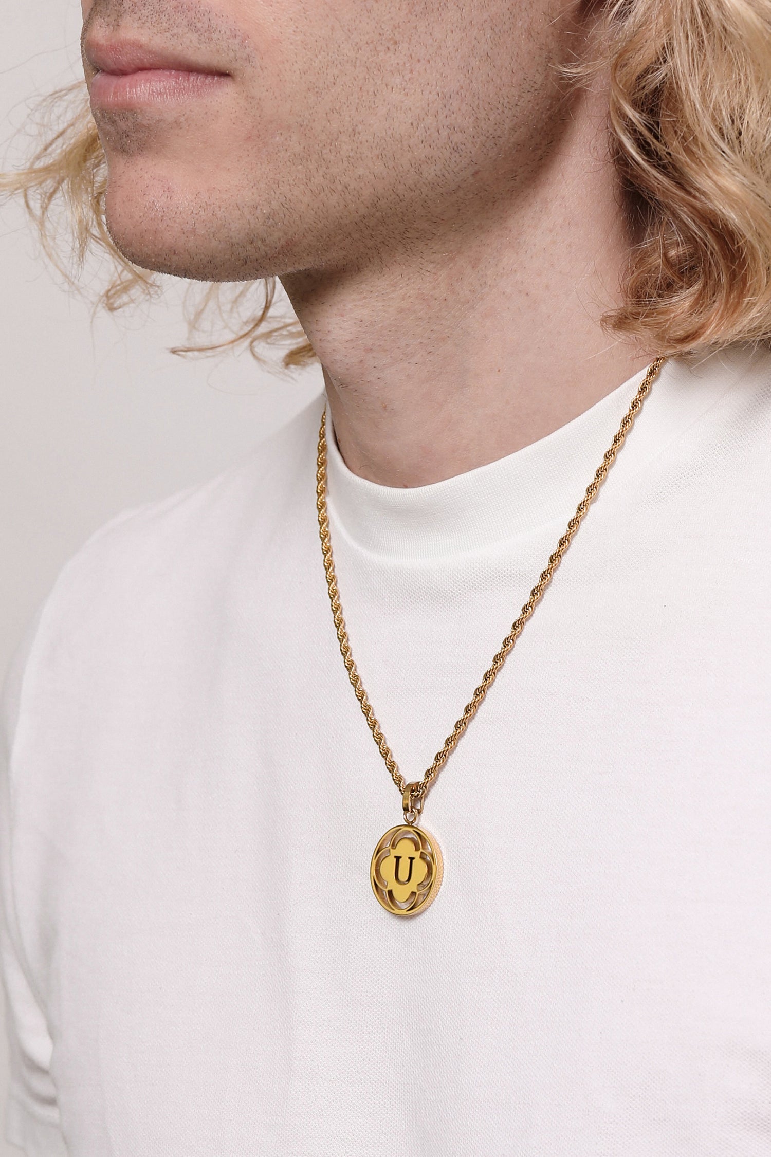 &quot;U&quot; Carisma Logo Letter Pendant