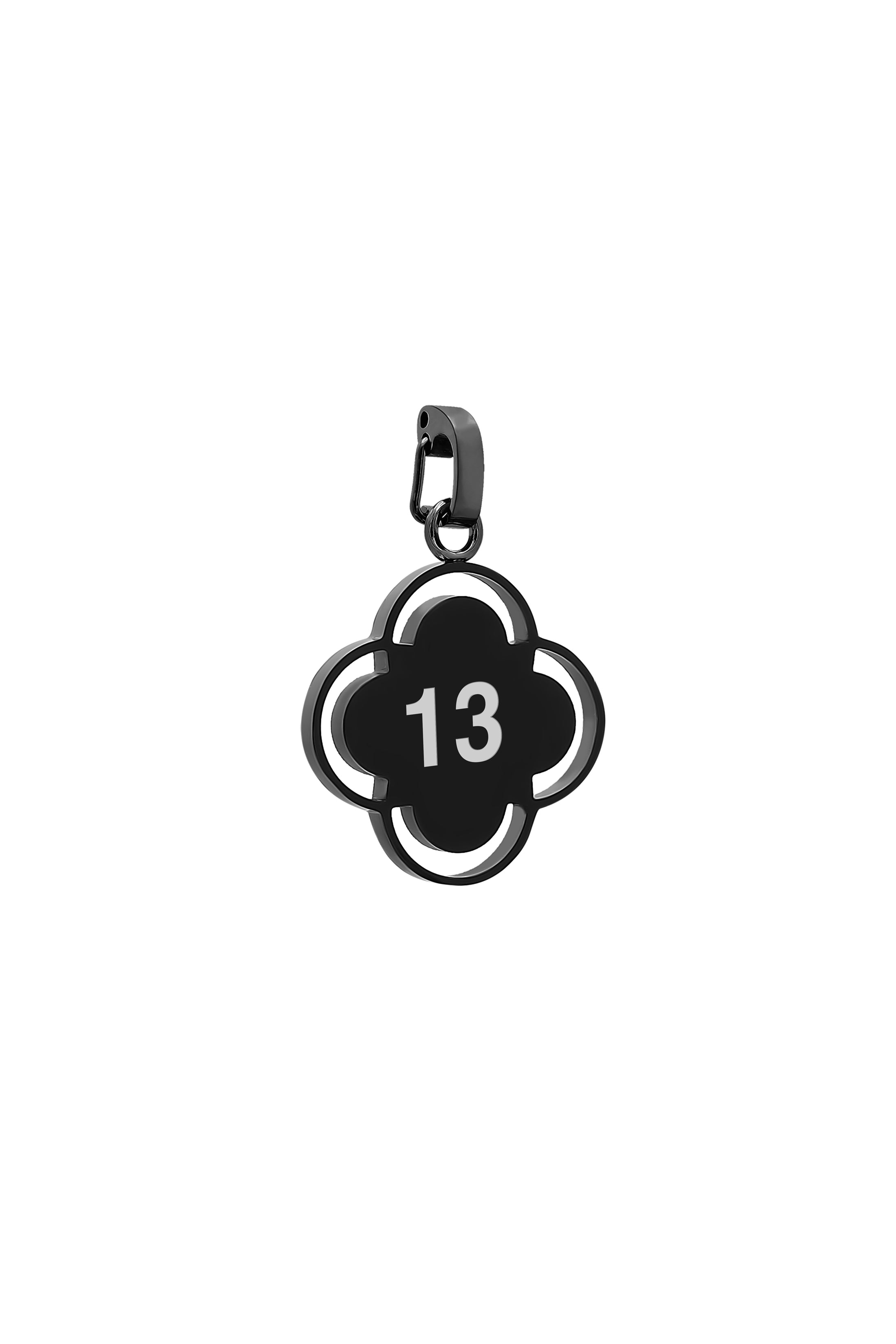 Matte Black Carisma Logo Engravable Pendant