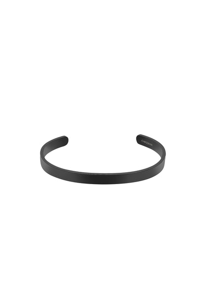 Matte Black Engravable Bangle