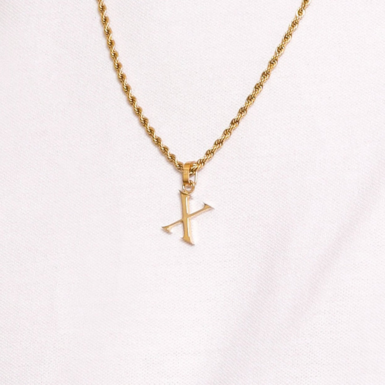 &quot;X&quot; Carisma Letter Pendant