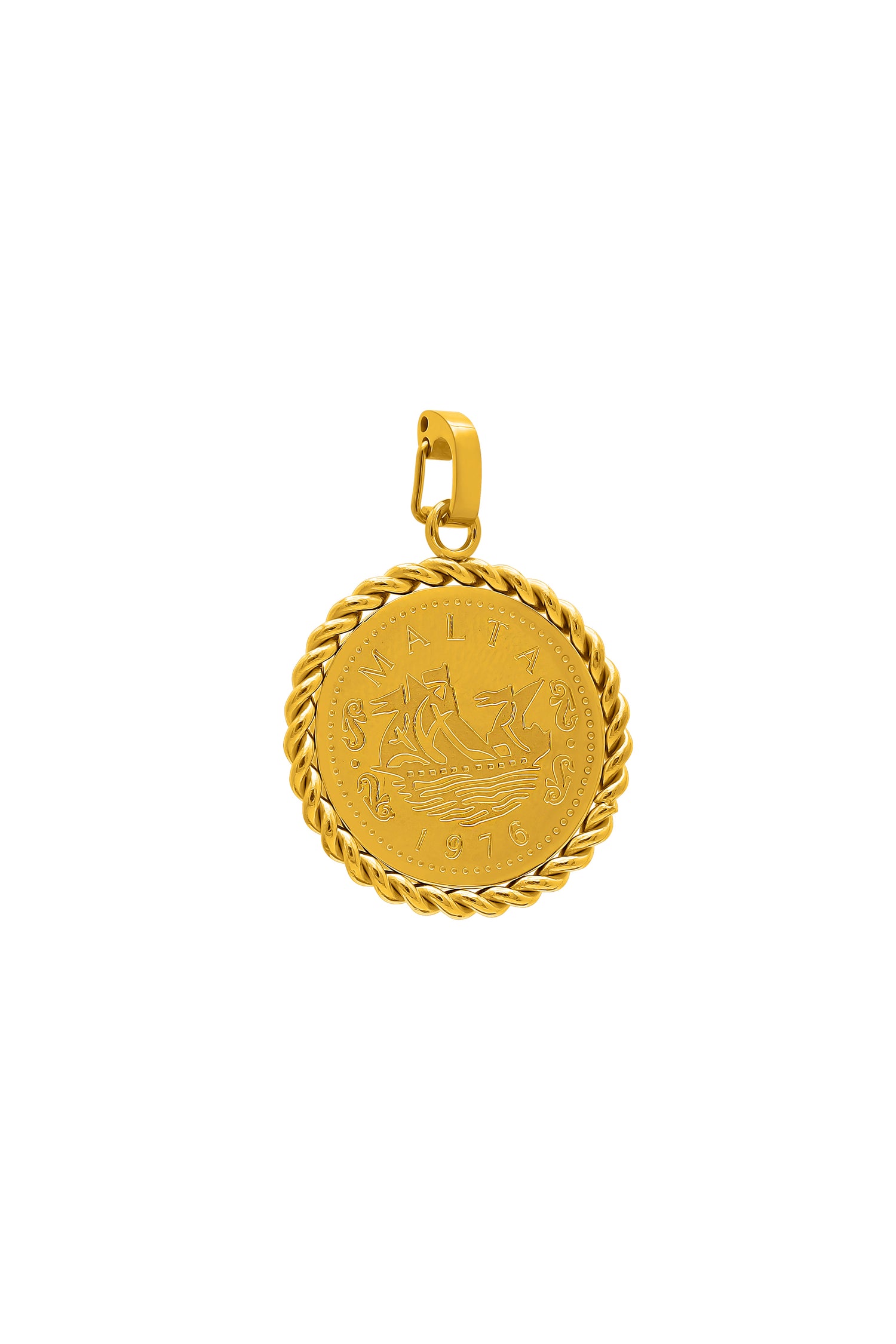 Xini Rope Coin Pendant