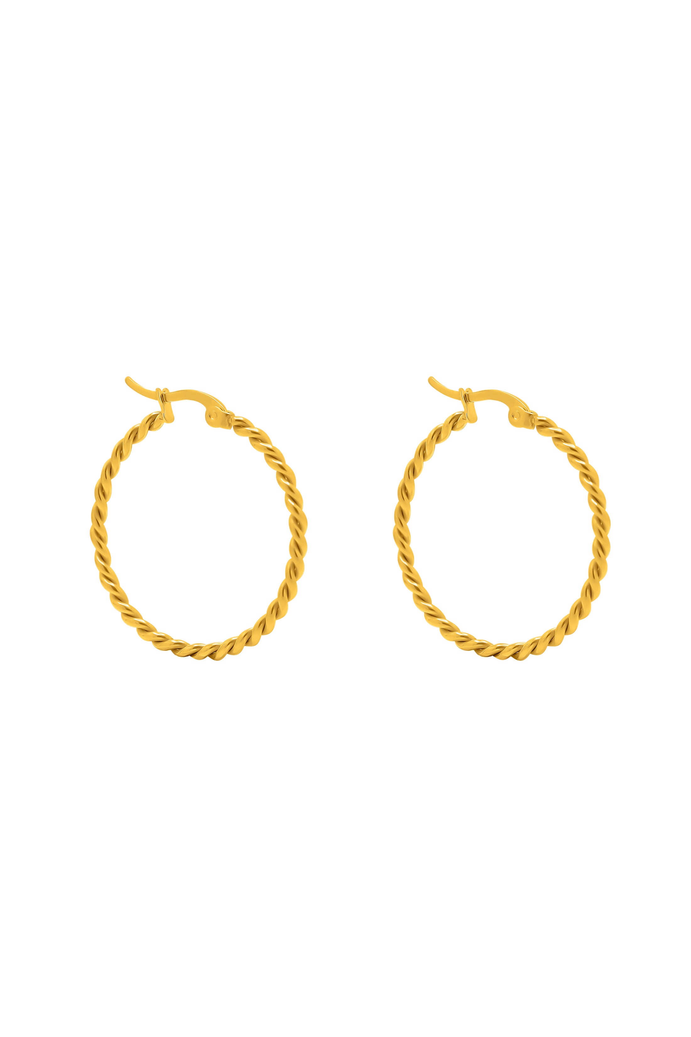 30MM Rope Hoop Earring Set