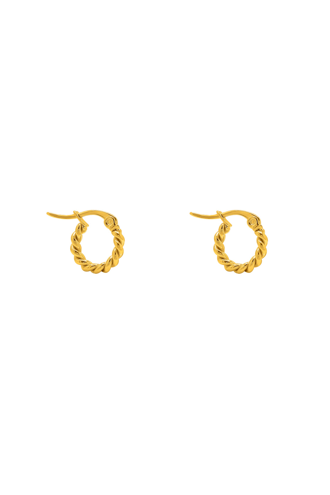 10MM Rope Hoop Earring Set