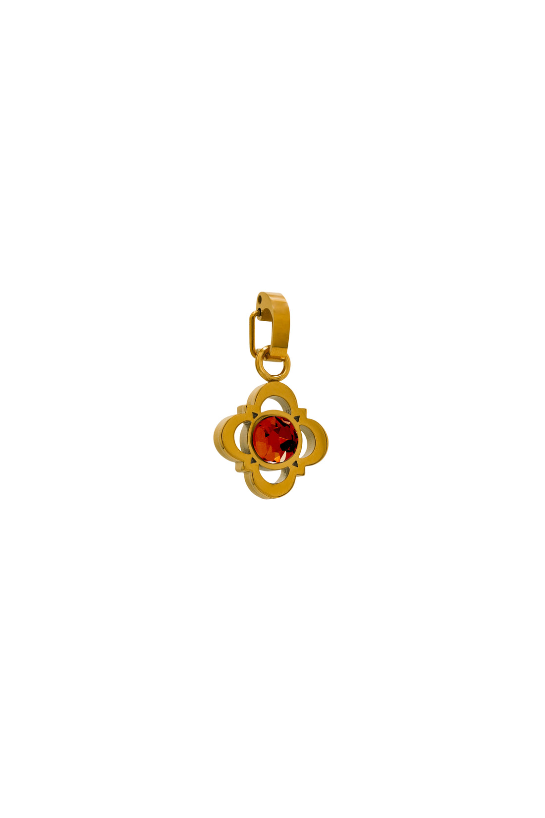 July Carisma Logo Birthstone Pendant