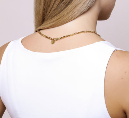 Rectangle Link Chain Necklace