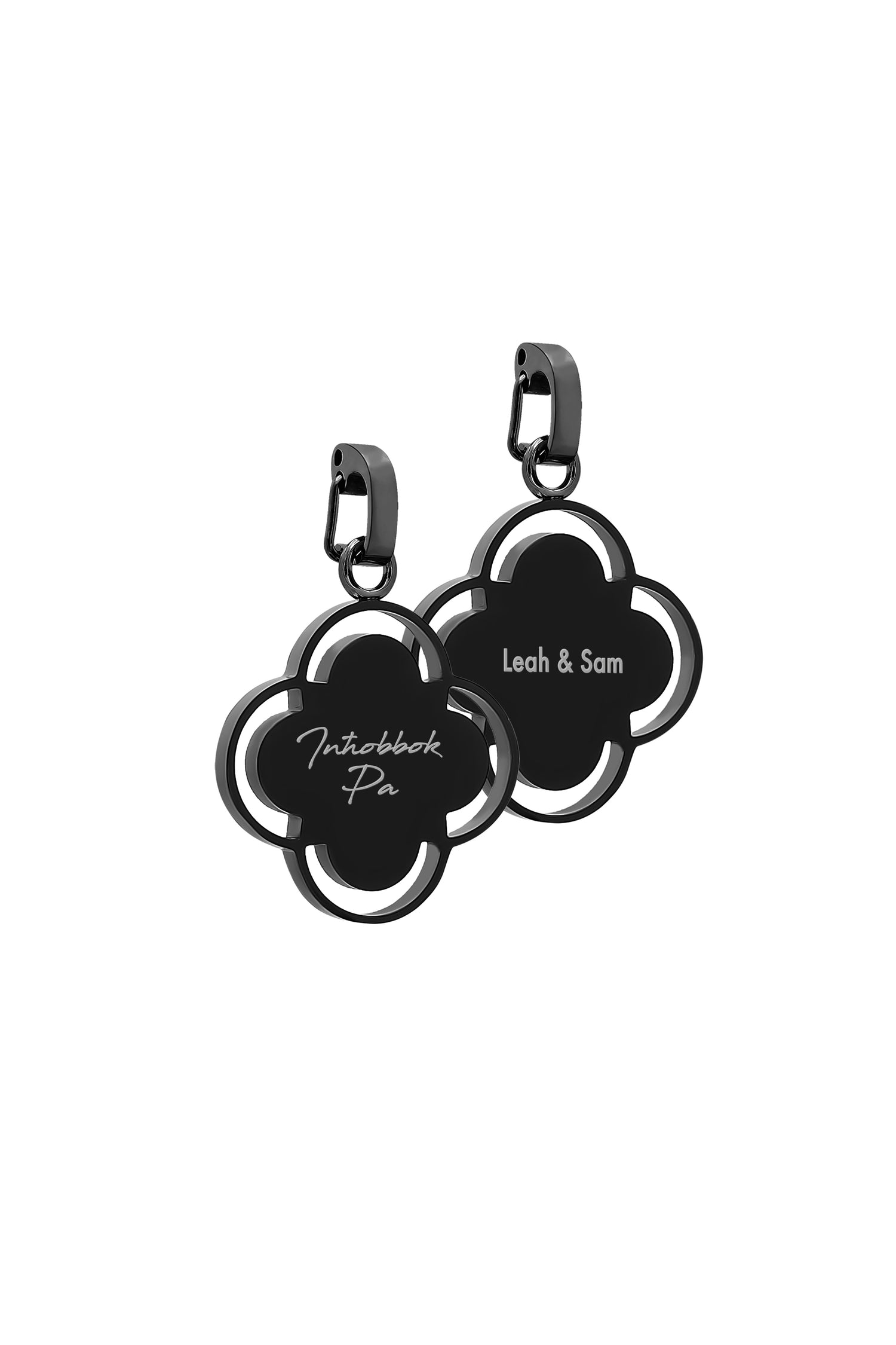 Matte Black Carisma Logo Engravable Pendant