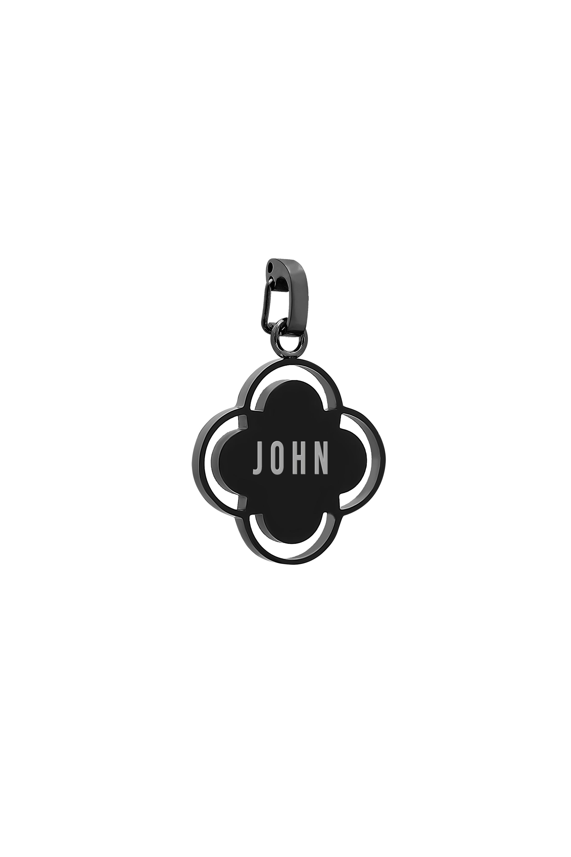 "Inħobbok Pa" Matte Black Carisma Logo Pendant