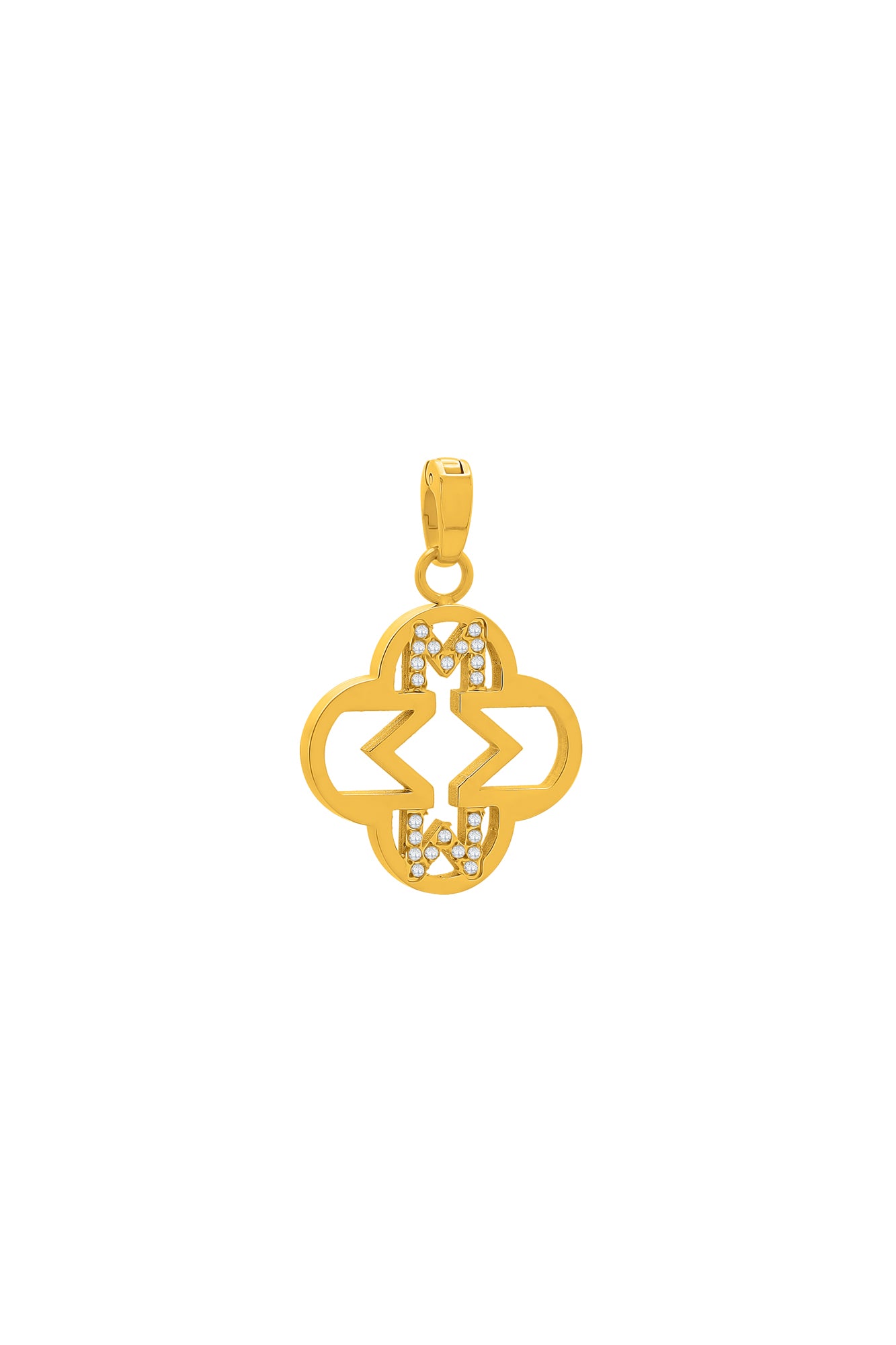 &quot;M&quot; Riflessi Letter Pendant