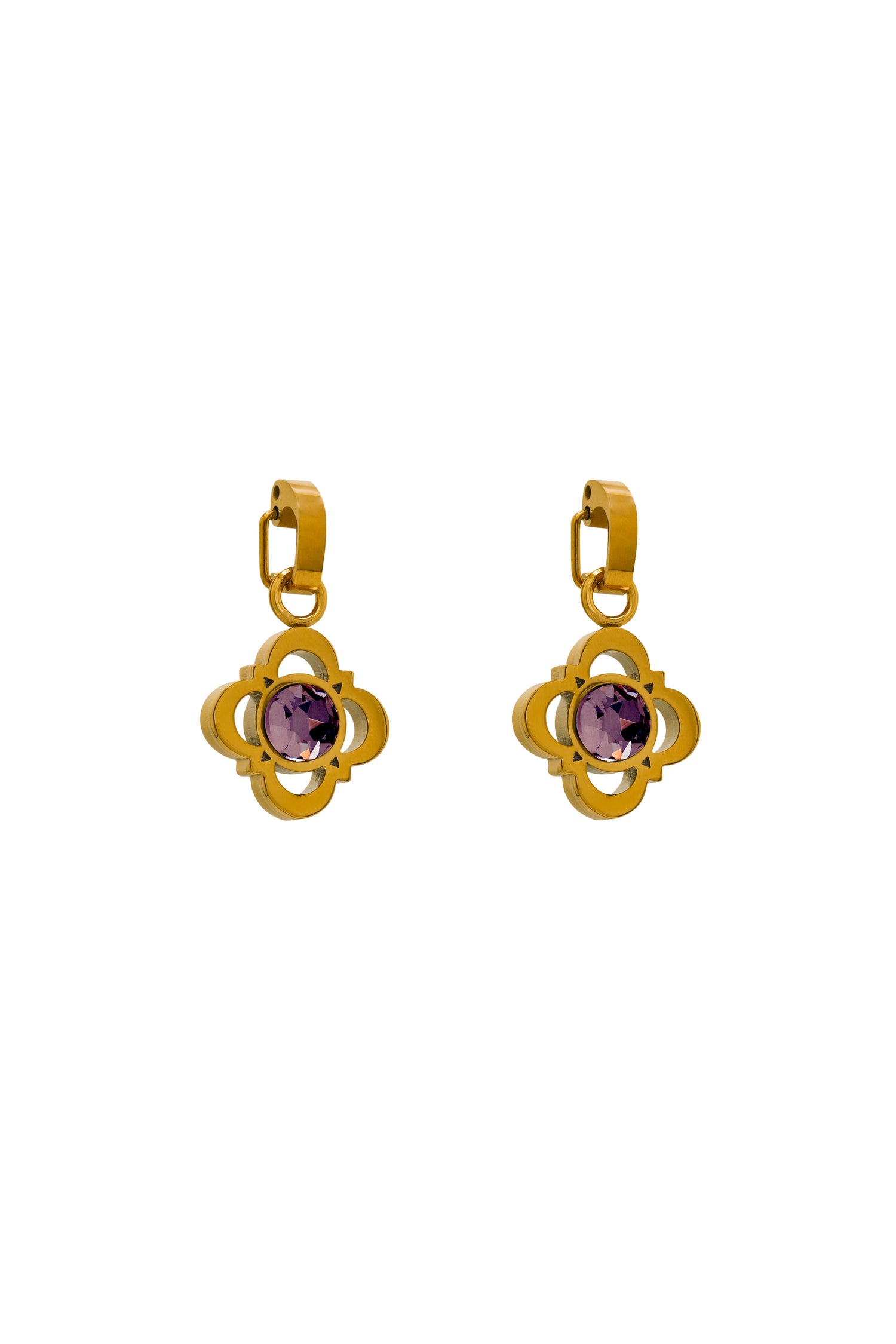 October Carisma Logo Birthstone Pendant Earring Set