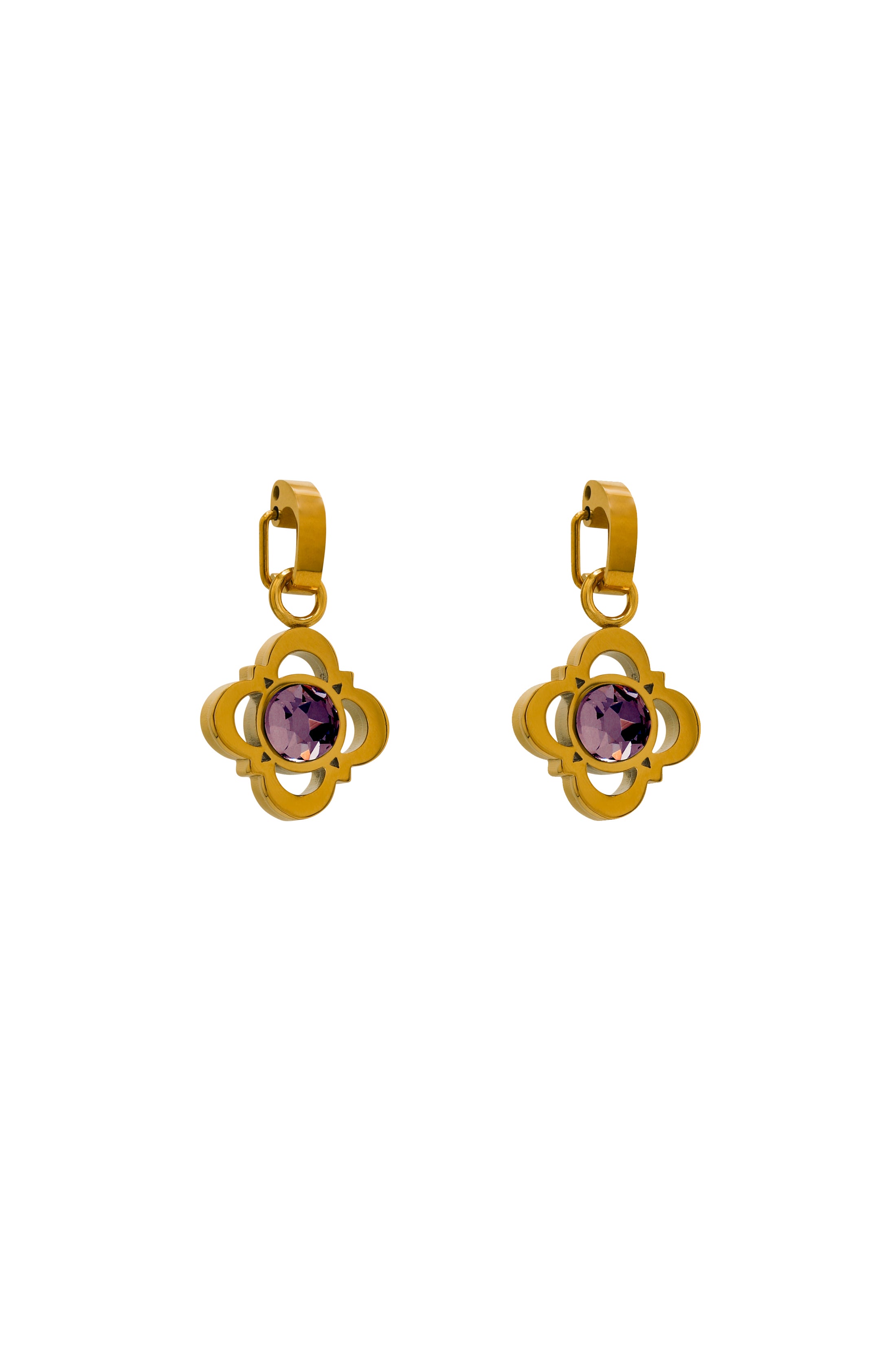 October Carisma Logo Birthstone Pendant Earring Set