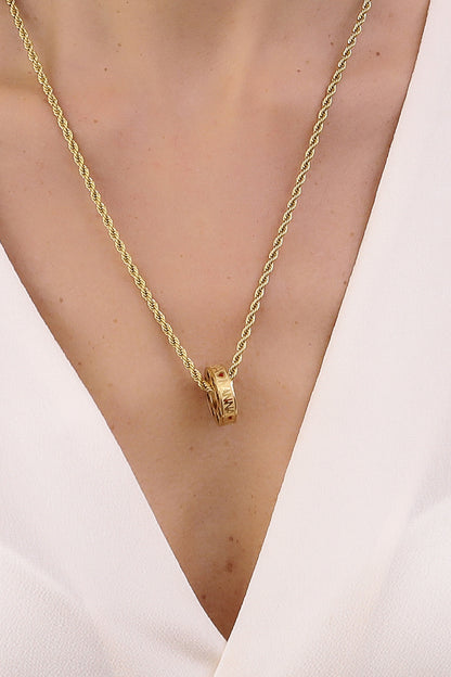 "Qalbi Nanna" Ring Pendant