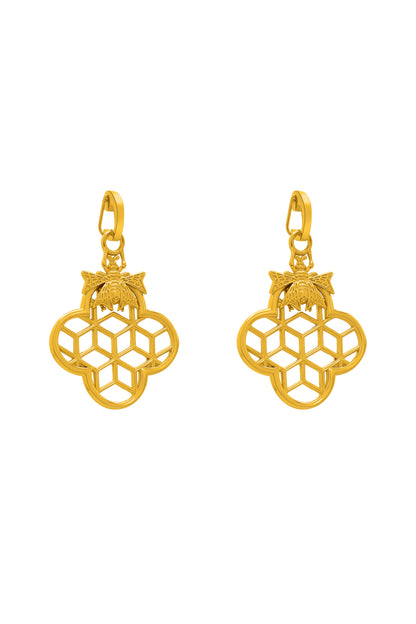 Reġina Carisma Logo Pendant Earring Set