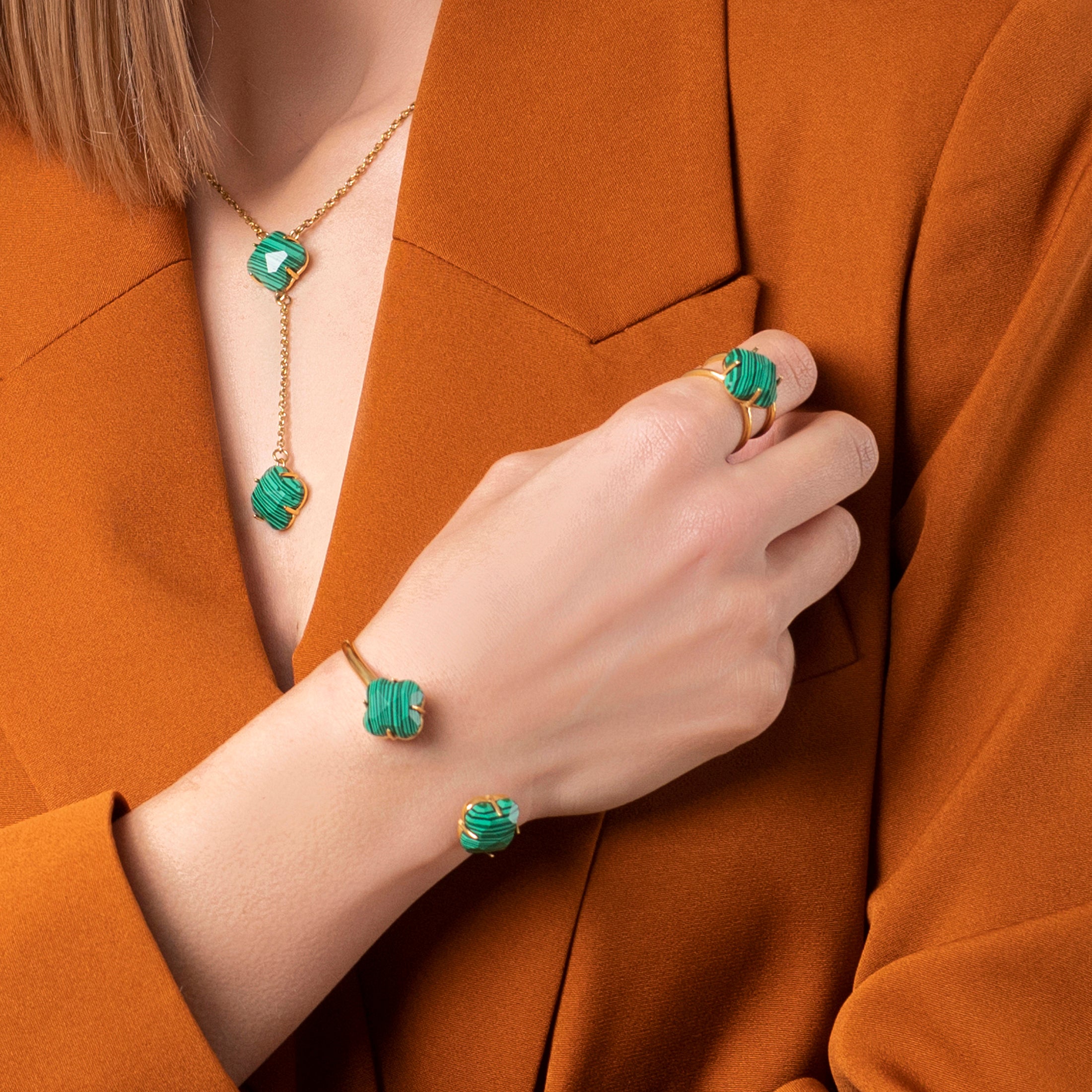 Stone Station Necklace