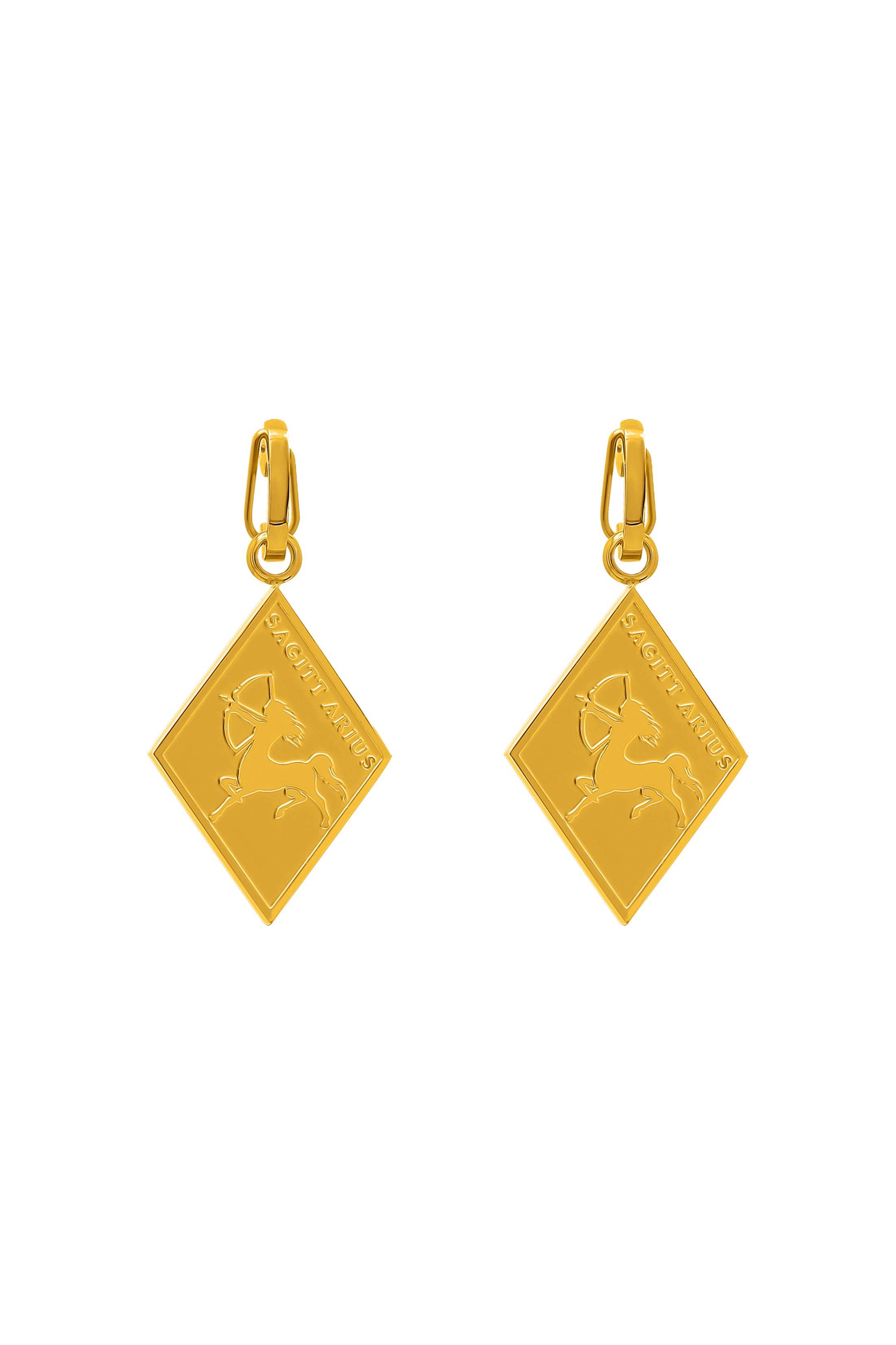 Sagittarius Diamond Star Sign Pendant Earring Set (November 22 - December 21)