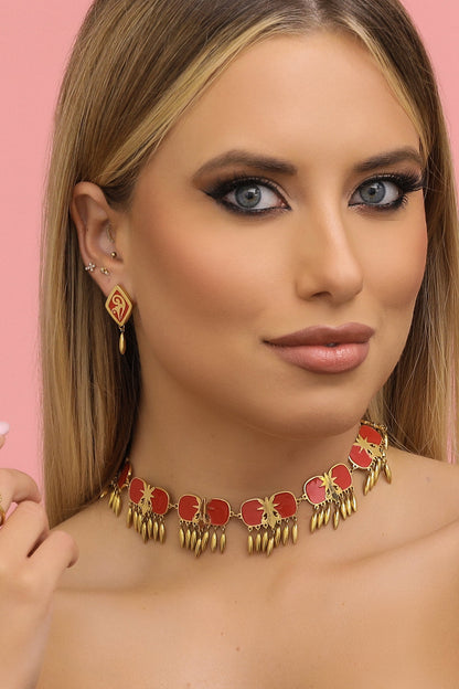 San Gejtanu Pendant &amp; San Filep Earrings Gift Set