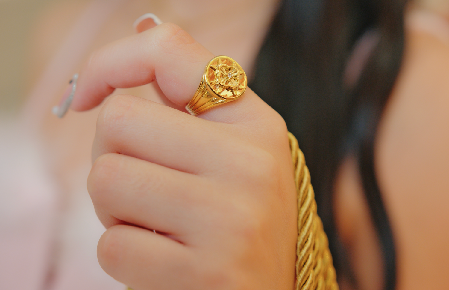 Maltese Cross Signet Ring