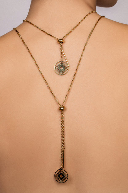 Chain Necklace with Adjustable Toggle