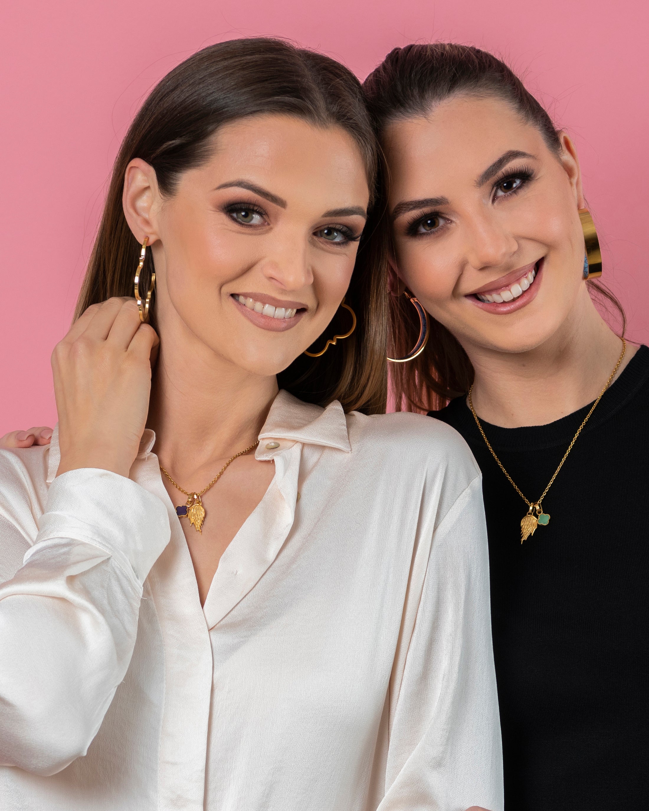 L-Aqwa Ħabiba Angel Wings Pendant &amp; Carisma Birthstone Pendant Gift Set