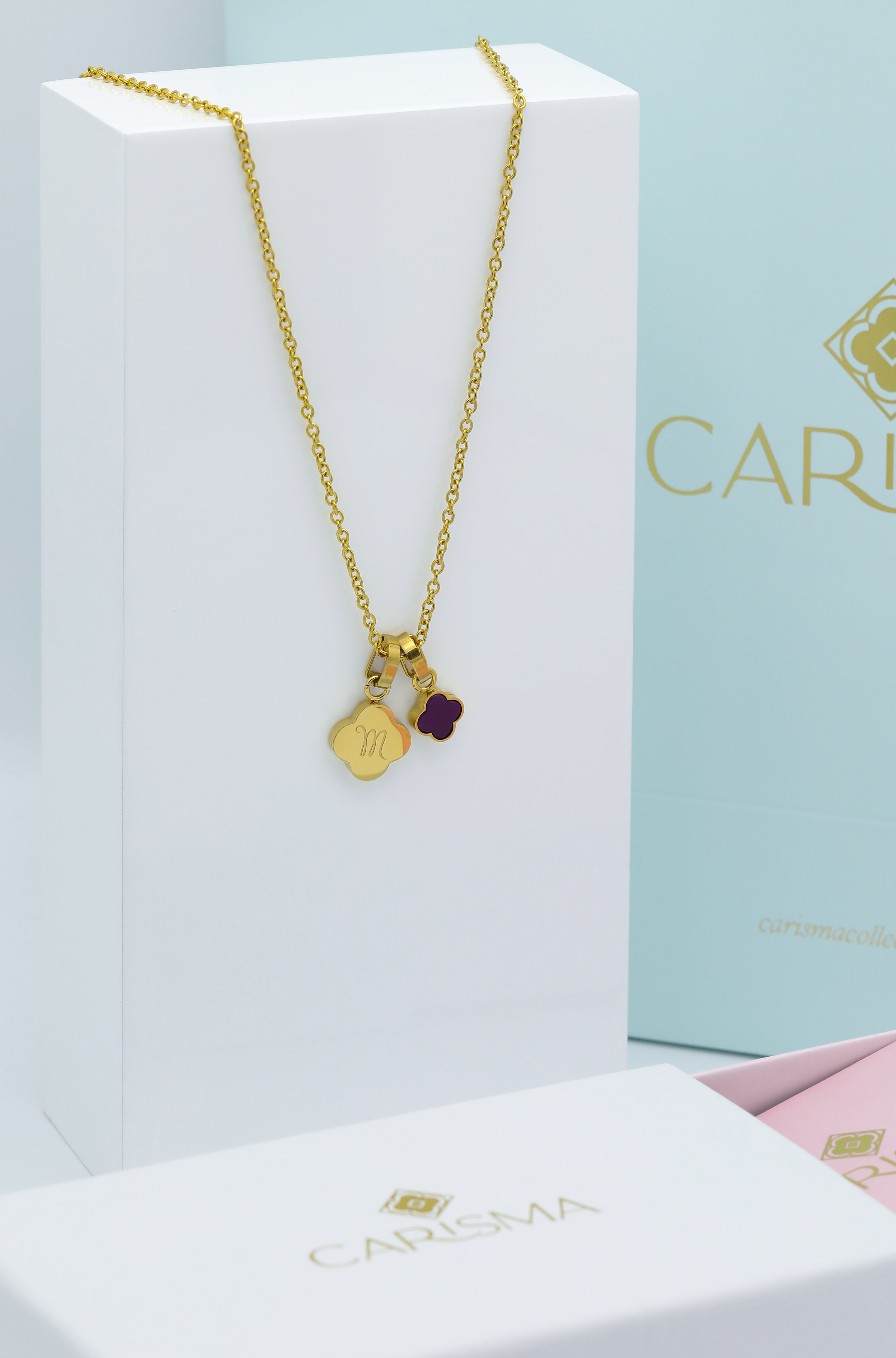 Mini-Letter Pendant &amp; Carisma Birthstone Pendant Kid&