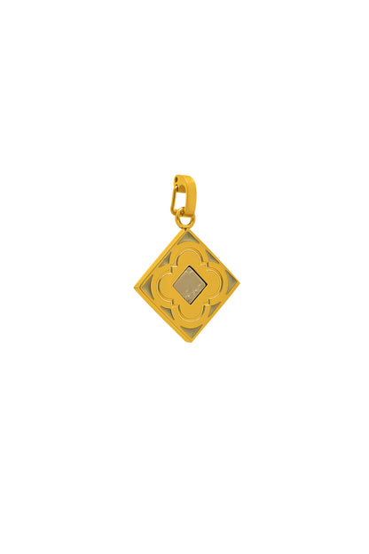 Rock Quartz Logo Stone Pendant