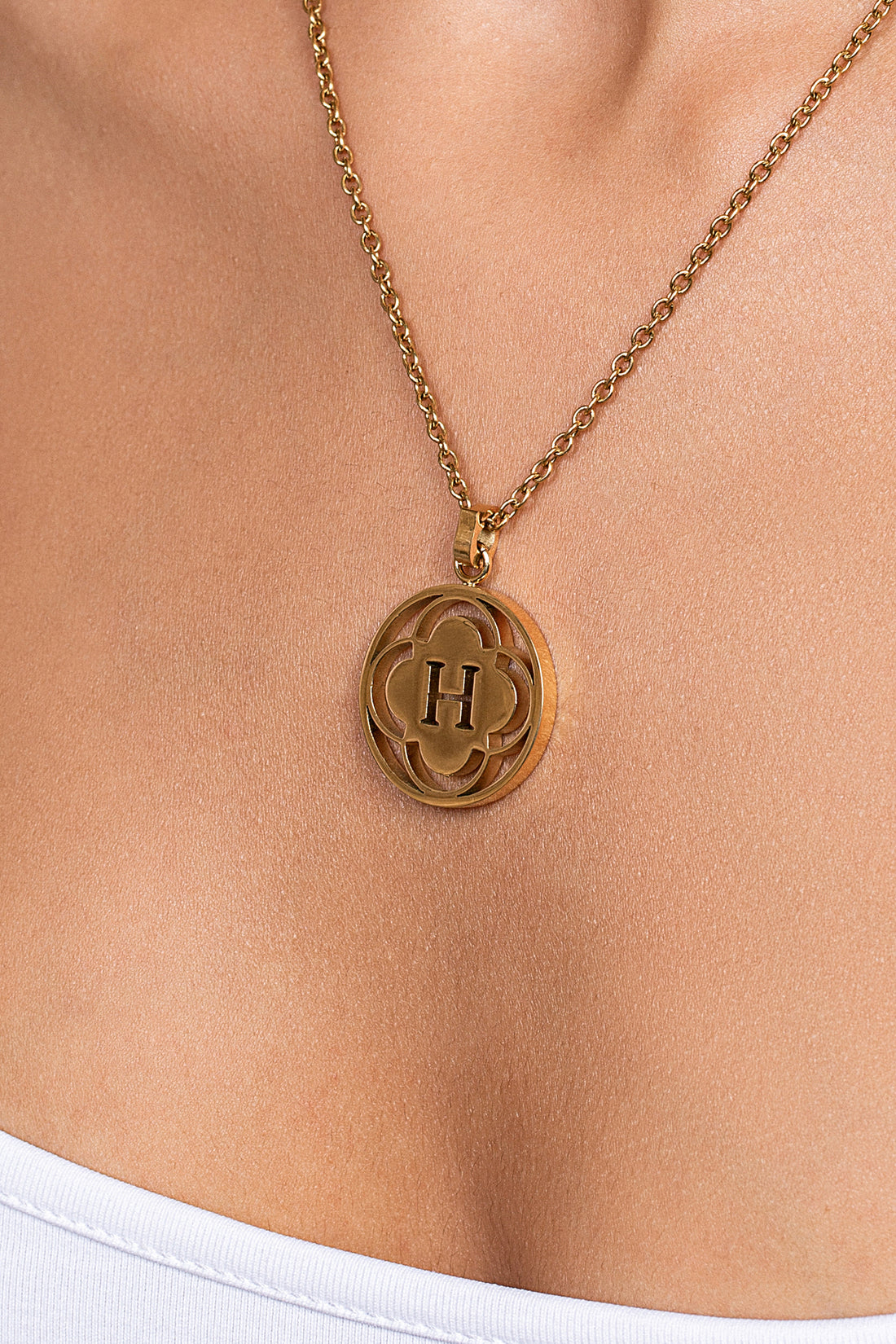 &quot;H&quot; Carisma Logo Letter Pendant