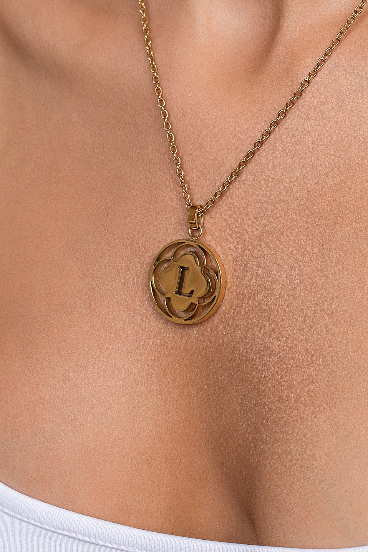 &quot;L&quot; Carisma Logo Letter Pendant