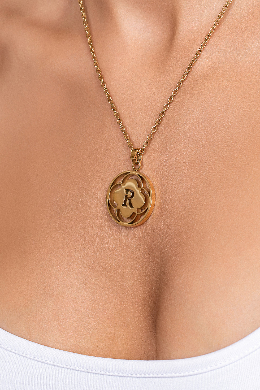 &quot;R&quot; Carisma Logo Letter Pendant