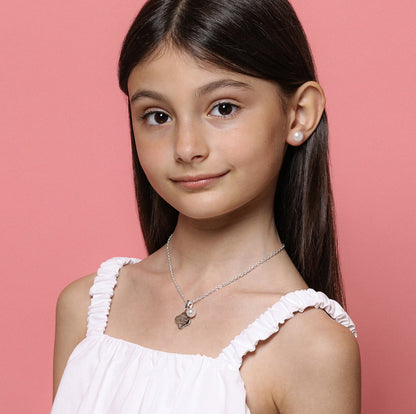 "Tifkira tal-Ewwel Tqarbina" Pendant &amp; Chain Necklace